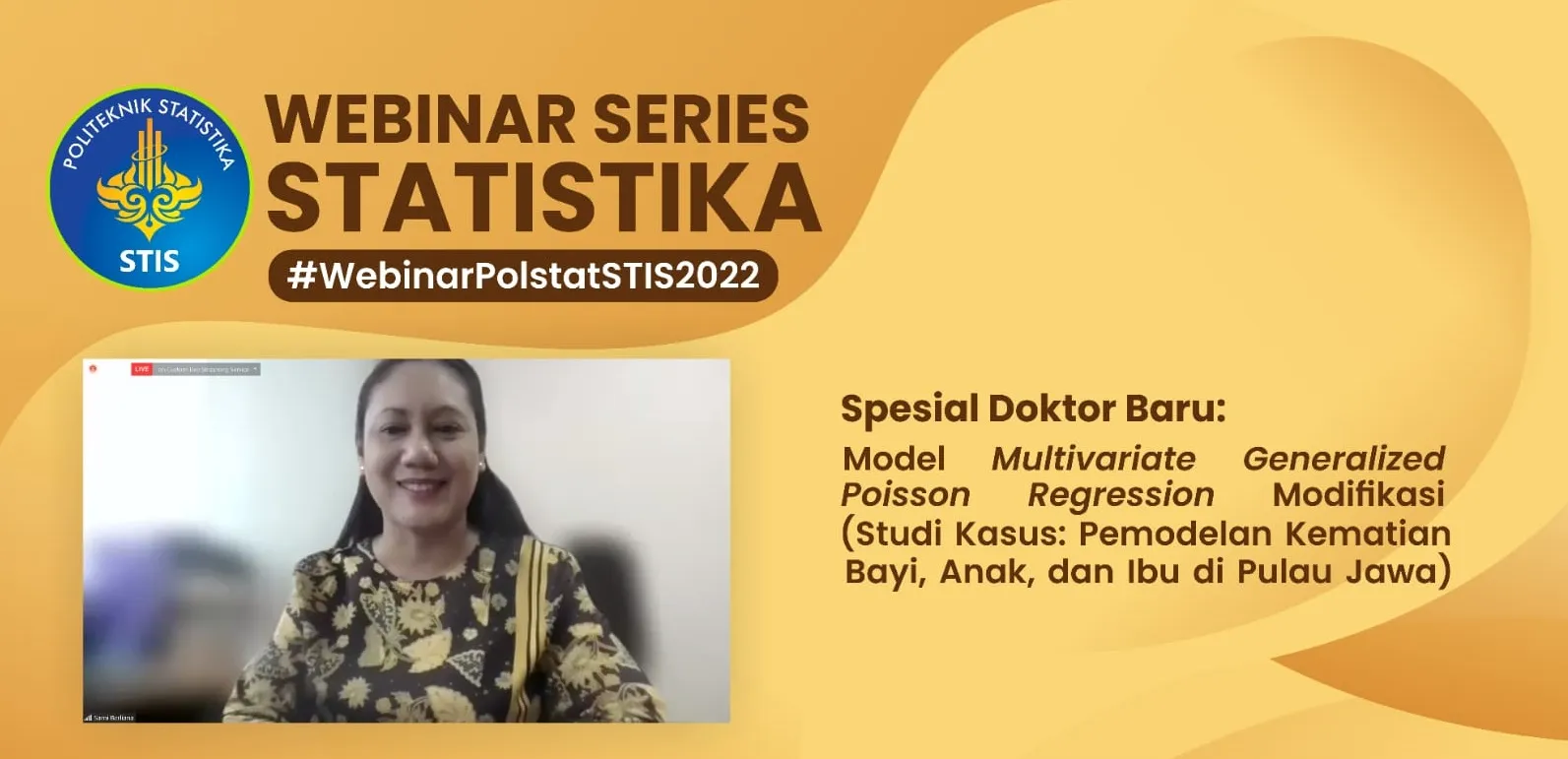 Webinar Series Statistika 2022: Spesial Doktor Baru