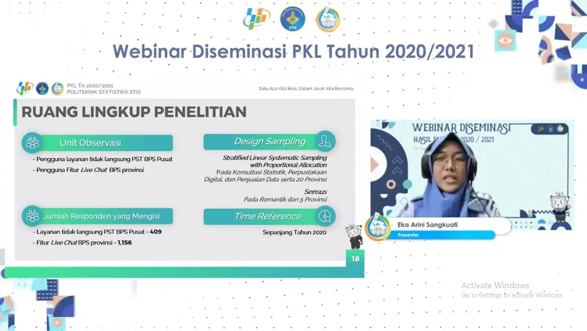 Webinar Diseminasi PKL Tahun Akademik 2020/2021
