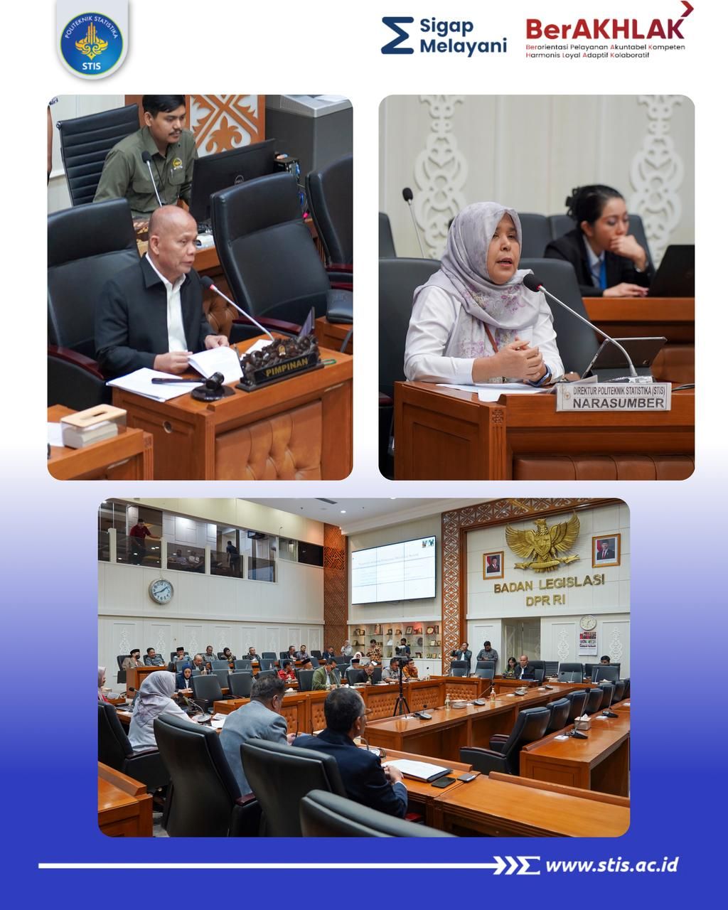 Direktur Politeknik Statistika STIS Berikan Masukan dalam Pembahasan RUU Perubahan UU Statistik pada Rapat Dengar Pendapat Umum BALEG DPR RI 