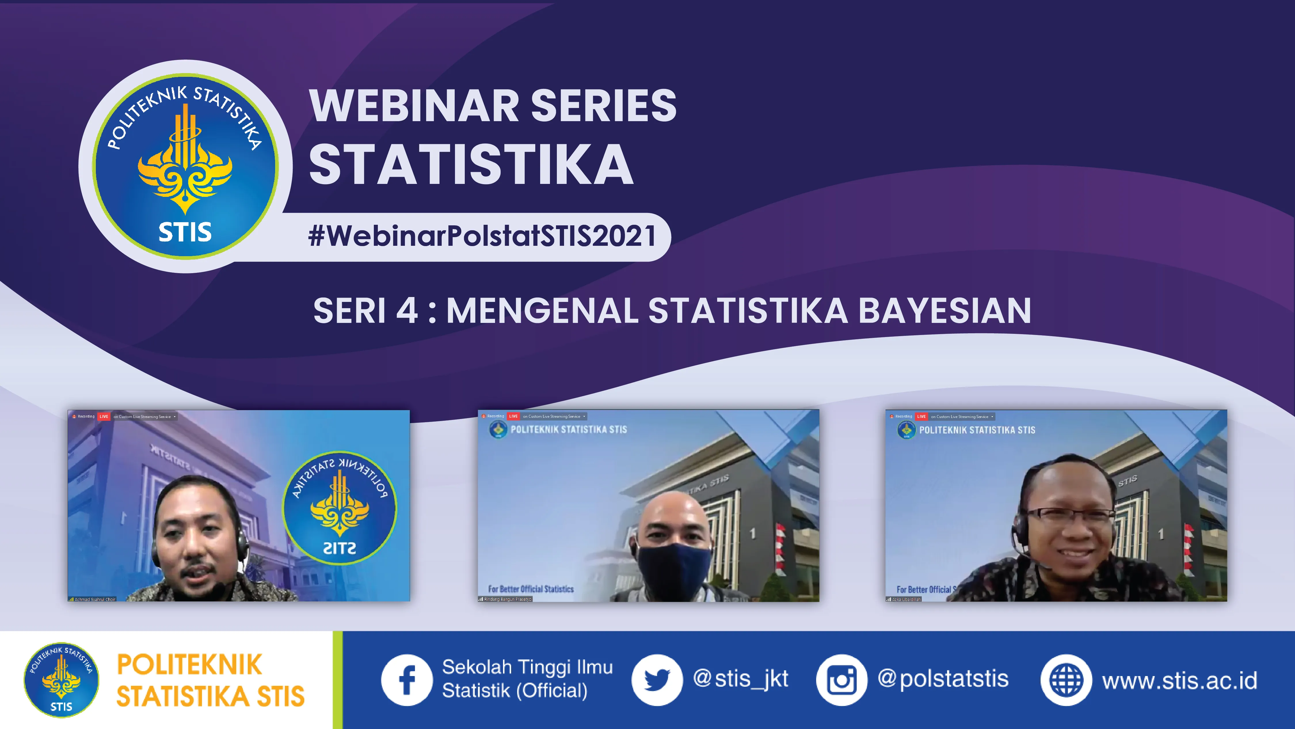 Statistics Webinar Series 2021 - Series 4: Understanding Bayesian Statistics